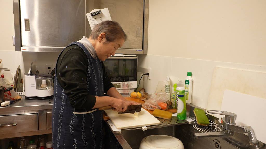 古民家 台所 調理 清峰園